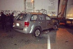 enrique262:  On April 24 2010, during the height of the Mexican drug war, the so called Templar Nights (Caballeros Templarios) drug cartel launched an ambush against the armored car, a Jeep Grand Cherokee, of the at the time Secretary of Public Security