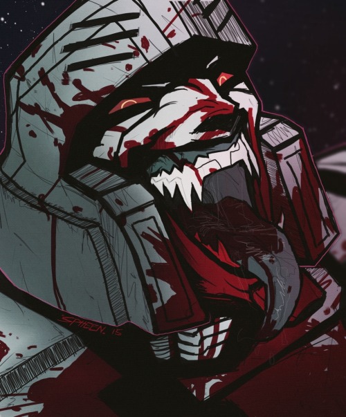 spheen:97bluflame:  spheen:Megatron after a killing spree, probably involving humans…  Lots of humans.  that’s fine… I didn’t want to sleep tonight anyway  97bluflame  i know it’s probably impossible, but I do (horribly) like to think he ate