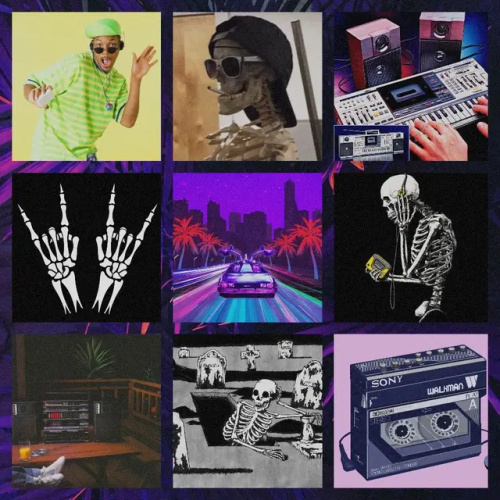 And This Guy Appeared Two Posts Earlier. Michael Skeletson - Son Skeleton. He Loves Music And Drive On