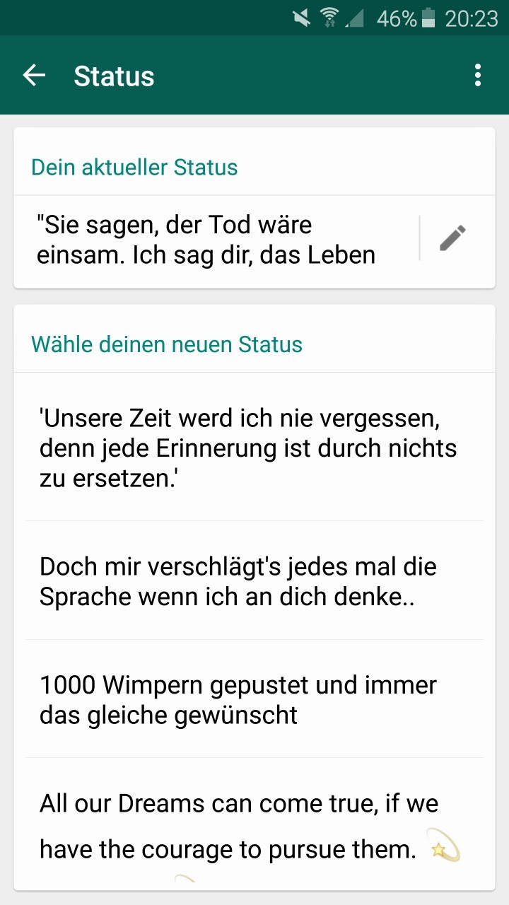 Tumblr liebe whatsapp status Schöne Sprüche
