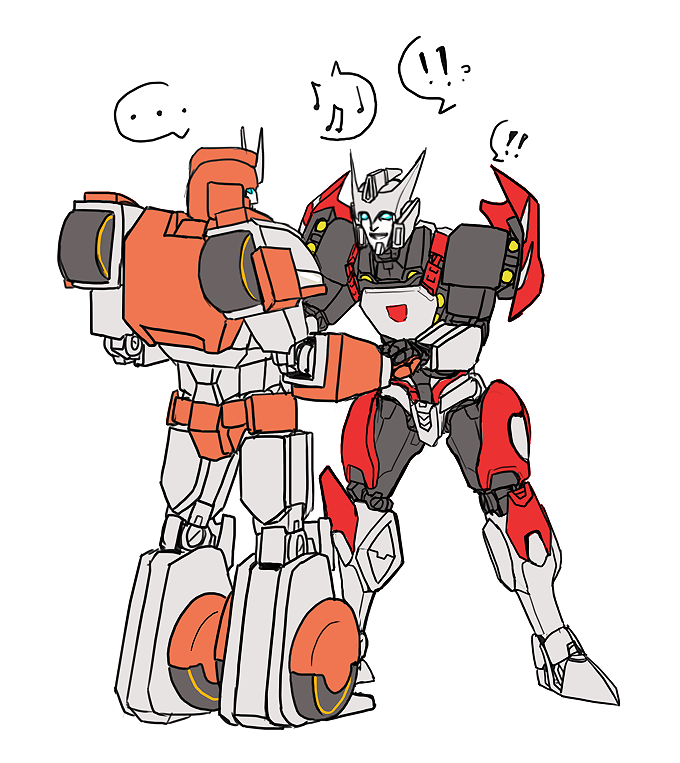 strawberrieninja:  alfheimr:  graceful warrior drift &amp; clunky old medic ratchet