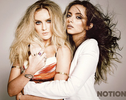 liammixedits: Perrie and Jade for Notion Magazine Their Wedding Photoshoot