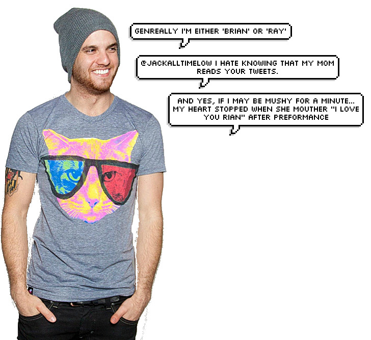 officalvicfuentes:  All time Low tweetsThe photos are transperent I made all of