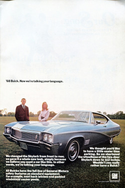 chromjuwelen:  1968 Buick Skylark Advertisement