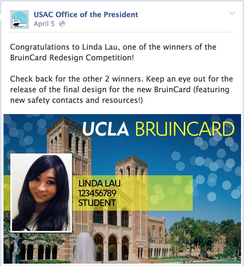 Logan Cai Ucla Bruincard Design