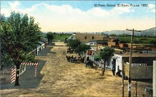 gunsandposes:THE FOUR DEAD IN FIVE SECONDS GUNFIGHTApril 14, 1881. El Paso, Texas — An armed posse o