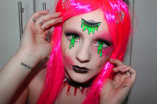 monster girl maker make up by http://instagram.com/666jpg