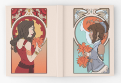 hannahdrawsart:  Hardcover Korrasami journals