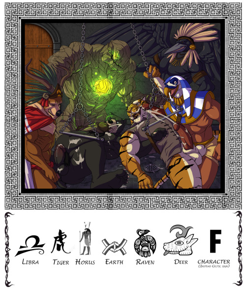 homodracofilo:  Zodiac orgies - by  nexus (* * * * * * *) (I post it at last) (contains straight content… but it’s one of those symbolic exceptions :P) 