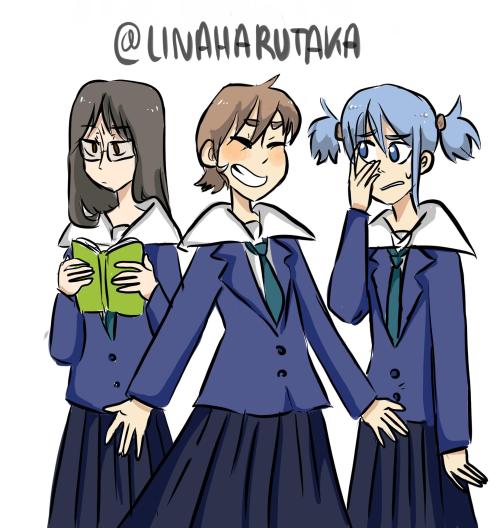 linaharutaka: Eizouken? good. Nichijou? Top tier. Both? Greatenjoy this…..crossover??? when i