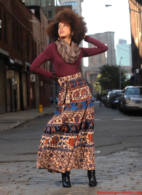 blackfashion:DUMBO, Brooklyn Model: Cherie Danielle Photographer: Damion Reid Submitted by: Damionka