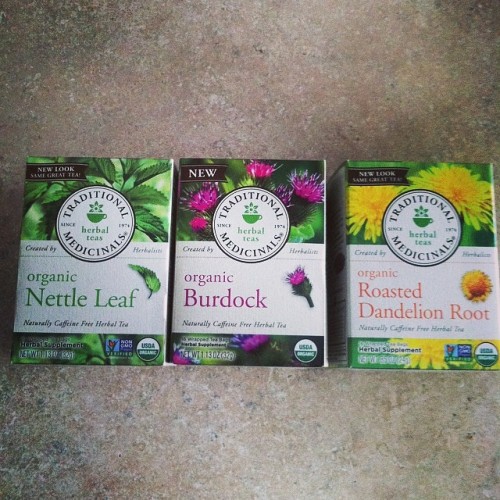 Cooler temps mean time for tea. These are my 3 favorite for medicinal, healing purposes. A cup of ea