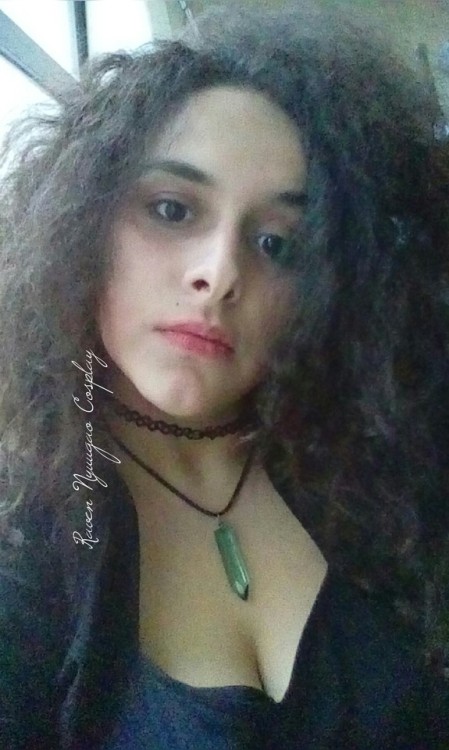 A mini cosplay: Bellatrix Lestrange from Harry Potter franchise…A very bitchy yet great cha