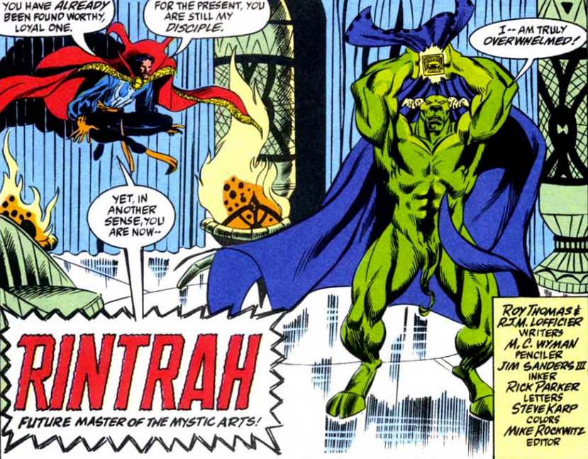Doctor Strange Daily Appreciation — Hi! Could you tell me about Rintrah? History, cool...