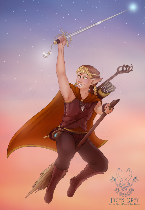 My first commission of 2020, a DnD character named Tycen Grey!See more of my work:FacebookDeviantArt