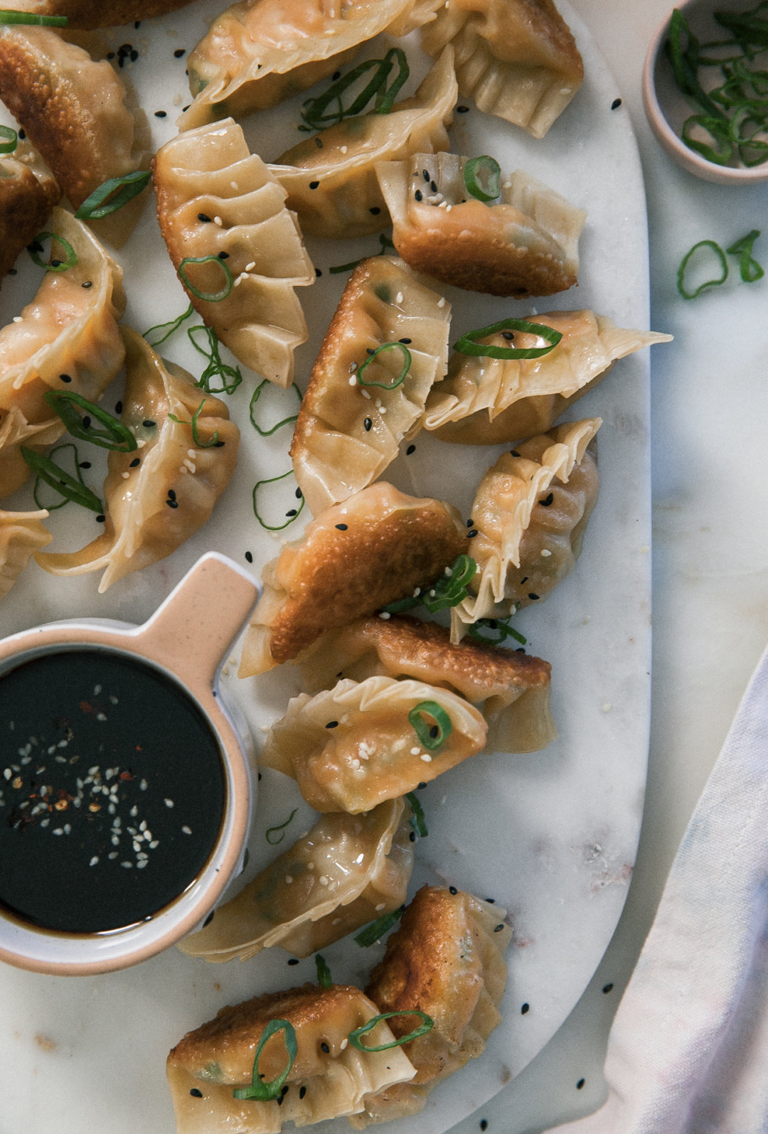 guardians-of-the-food:
“Vegetarian Pot Stickers
”