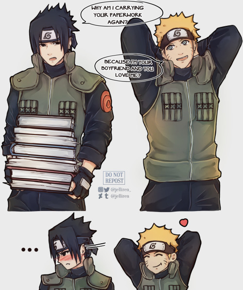 Sasuke and Naruto Jounin HC by Customs-n-Randomness : r/Naruto