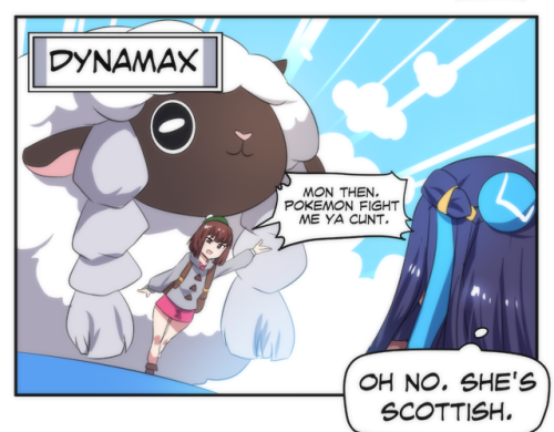 merryweather-comics: Nessa meets a Scottish Pokemon Trainer (New Version)