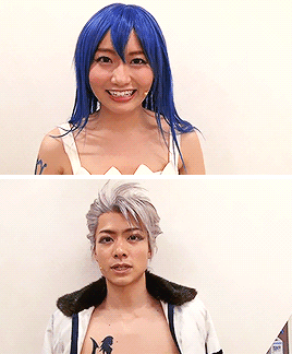 sarapyon:   Fairy Tail stage actors leaving a message after their performance ヾ(｡･ω･)ｼ