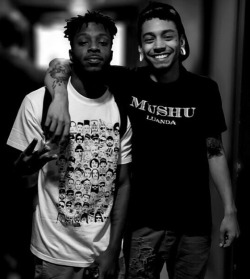 seetderun:  Isaiah Rashad x CHris Calor  😍😍😍