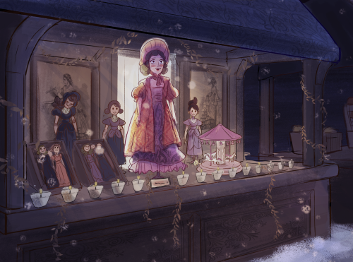 secretmellowblog:More wips of the illustrated Les Mis book I’m working on ;_; I plan for it to inter