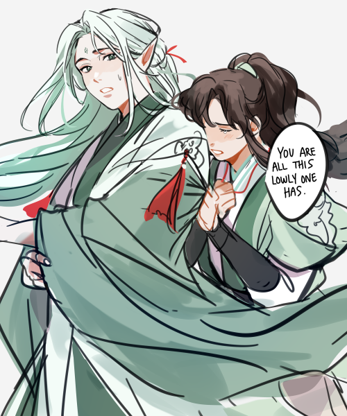 Bingqiu Human/demon Role Reversal As Requested By Alliechickfics On Twitter! For A Modest Donation To