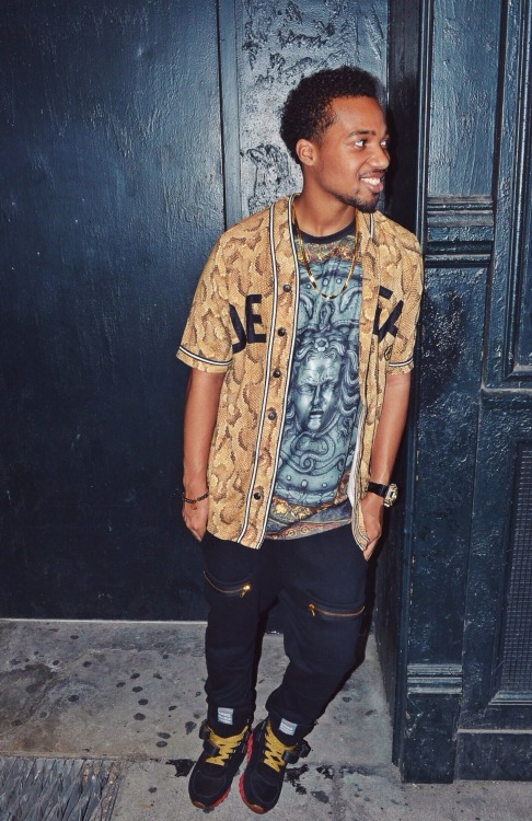 blackfashion:  Baseball Jersey: 10 deep, Shirt: The CXX Eyes of Mercy, Jogger Pants: Iridium, Sneakers: Bernhard Willhelms Christian, 19, NY(IG) @big_pvpi_chvmpvgneKingpvpi.tumblr.com  