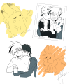 lonewolfscribbles:Ahhhh yes. Let me order a fluffy sweet content of me fav ship with a side of hashbrown eevee and yellow egg pikachu. 