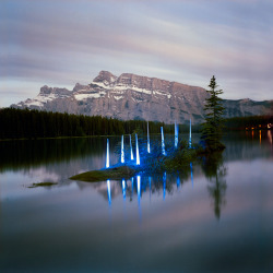 mymodernmet:  Landscape light installations