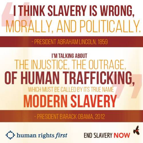 “Presidential quotes about slavery then and now. See the whole series: http://bit.ly/1Mru5z0″As seen