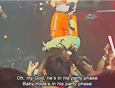 Baby Yoda's In His Party Phase.