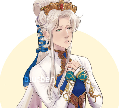 blurbery:crop of another commission for @uhhhthisone! this time, nyna from fe12 💖