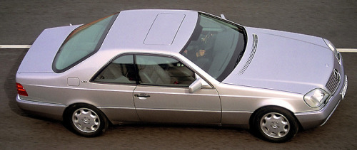 carsthatnevermadeitetc: Mercedes-Benz 600 SEC (C140 series), 1992. The first S-class coupé ge