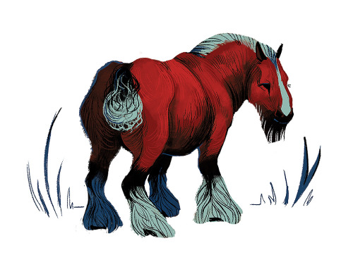 I always imagined that Epona would be pretty badass if she was a cold blood breed in Legend of Zelda