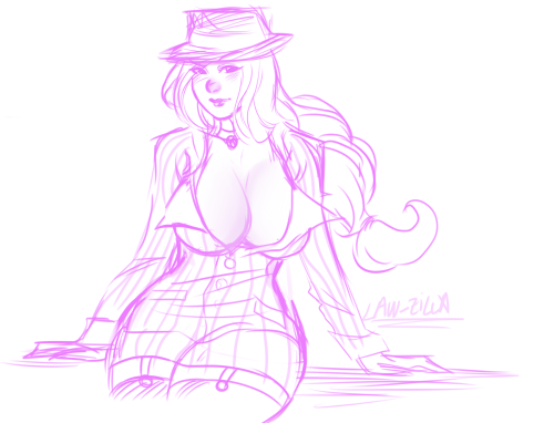 lol sketches–Mafia Miss FortuneIrelia Frostblad–butt.