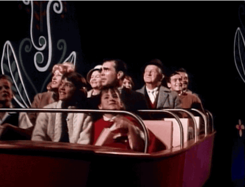 gameraboy:  “it’s a small world” at the 1964 New York World’s Fair. Via youtube.