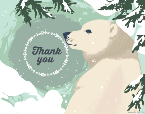 Thank you to my fellow superior at Eightegrity with her favorite animal, the polar bear!