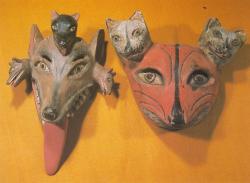 chabochi:Mask for Coyote Dance Dog Mask for