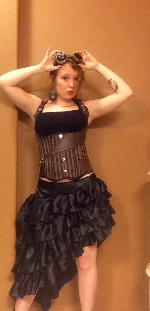 savingthrowvssexy:  holycherriesbatcave her Steampunk Corset.
