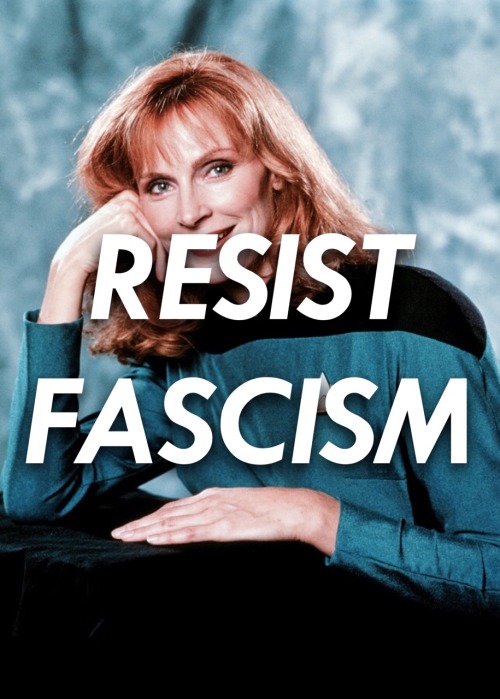 bluespock: RESIST FACISM Featuring: Star Trek ladies! Bonus: Christine Chapel, Lieutenant Saavi