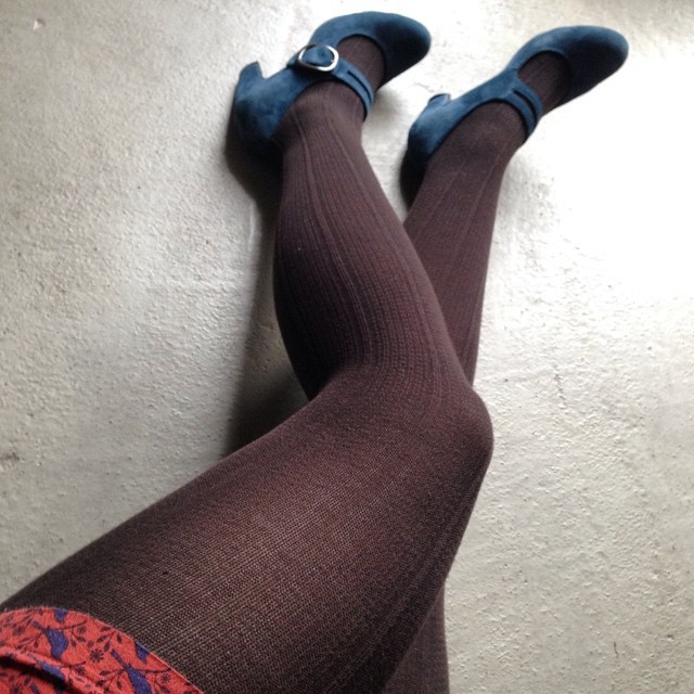 hoseb4bros:  It’s the Bay Area, so it’s #sweatertights in the spring! #nylons
