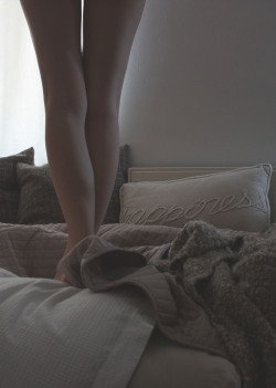 nakedcuddles:  My legs. Probably my favourite feature. x 