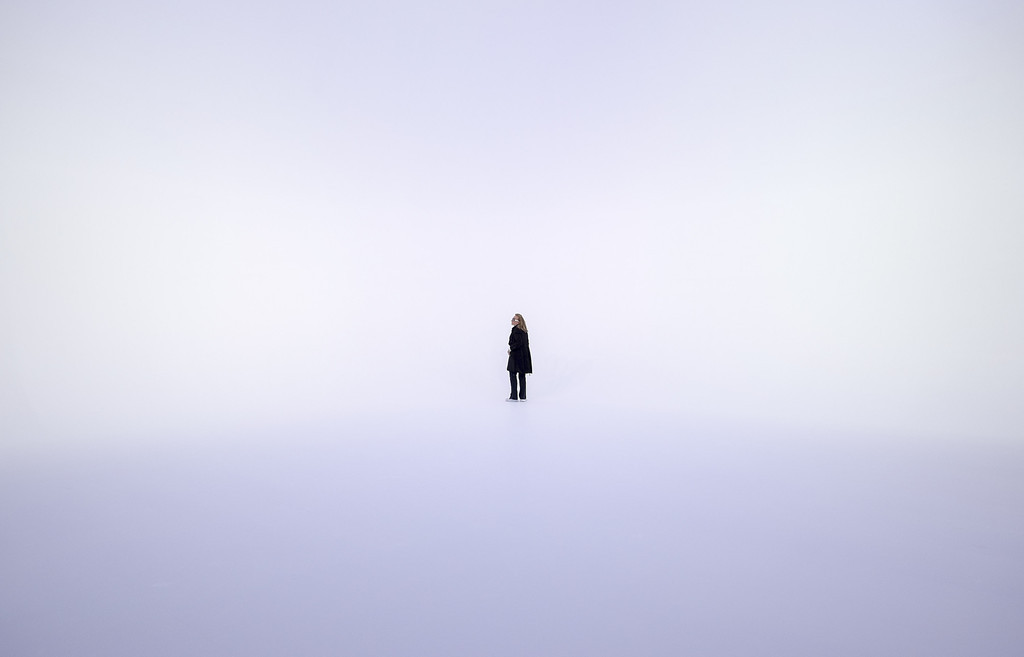 contemporary-art-blog:  Doug Wheeler, The Illusion of Light, Palazzo Grassi, Venice,