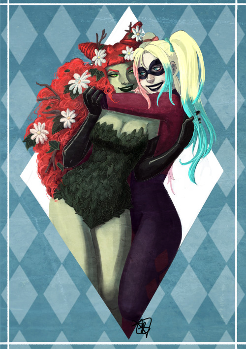 gabbygoodarts: gabbygoodarts:   IT’S DONE :D At long last the first part of my digital painting tutorial is complete! And Harley and Ivy are the stars of course ;) You can check it out here on my Youtube!  I will be doing my best to update it every