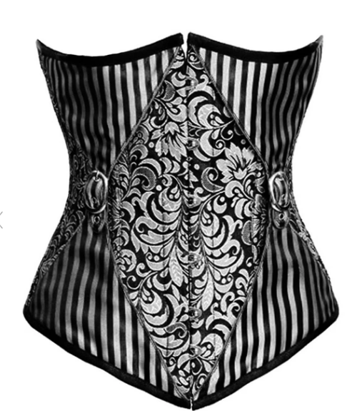 Silver Underbust Corset Dress - Undebust Corset  - Corset For weddingShopping Link:- www.corset