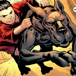  Damian Wayne and Titus 