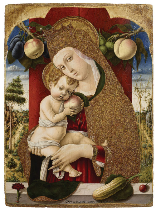 Madonna with Child, by Carlo Crivelli, Accademia Carrara, Bergamo.