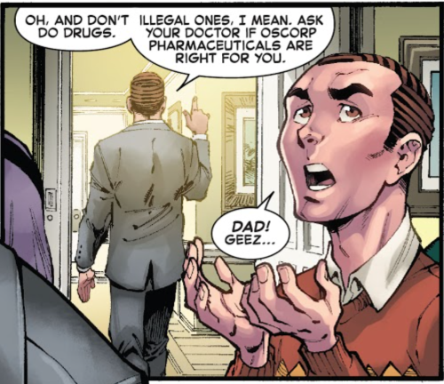 hellzyeahthewebwieldingavenger: Gwen Stacy #2Norman Osborn’s guide to being a good parent