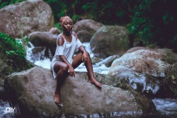 aurajae1:   Jaycie by Joby  Never felt as beautiful as I did this day.  I shot with Joby of jobyphotographyja at a river  between Pappine and Gordon Town, Kingston, Jamaica.  It was such a natural and relaxed shoot I was simply existing in the space.