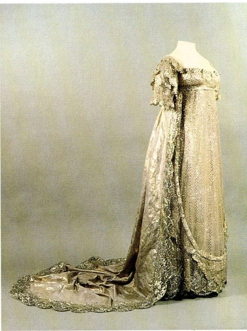 Wedding dress of Princess Charlotte of Wales wedding dress, 1816